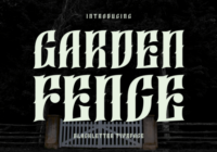 Garden Fence Font - Featured Image