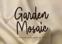 Garden Mosaic Font - Featured Image