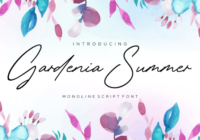 Gardenia Summer Font - Featured Image