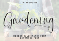 Gardening Font - Featured Image
