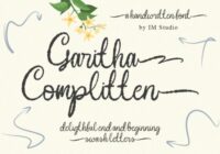 Garitha Complitten Font - Featured Image