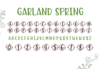 Garland Spring Font - Featured Image