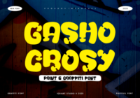 Gasho Crosy Font - Featured Image