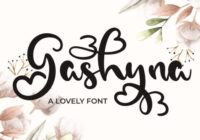 Gashyna Font - Featured Image