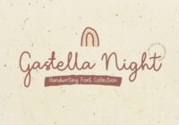 Gastella Night Font - Featured Image