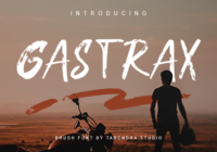 Gastrax Font - Featured Image