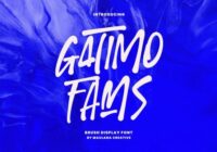 Gatimo Fams Font - Featured Image
