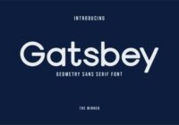 Gatsbey Font - Featured Image