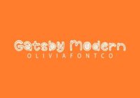 Gatsby Modern Font - Featured Image