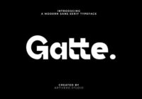 Gatte Font - Featured Image