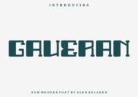 Gaveran Font - Featured Image