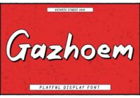 Gazhoem Font - Featured Image