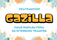 Gazilla Font - Featured Image