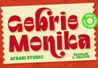 Gebrie Monika Font - Featured Image