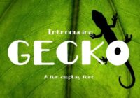 Gecko Font - Featured Image