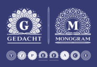 Gedacht Monogram Font - Featured Image