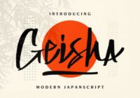 Geisha Font - Featured Image
