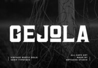 Gejola Font - Featured Image