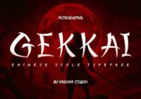 Gekkai Font - Featured Image