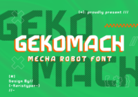 Gekomach Font - Featured Image