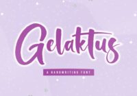 Gelaktus Font - Featured Image