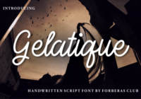Gelatique Font - Featured Image