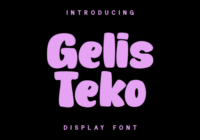 Gelis Teko Font - Featured Image
