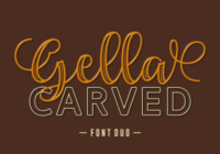 Gella Carved Duo Font - Featured Image