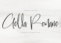 Gella Romane Font - Featured Image