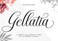 Gellatia Font - Featured Image