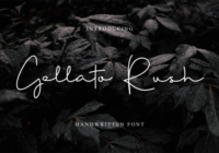 Gellato Rush Font - Featured Image