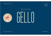 Gello Font - Featured Image