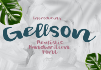 Gelsson Font - Featured Image