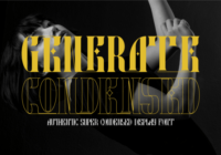 Generate Condensed Font - Featured Image