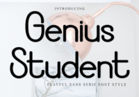 Genius Student Font - Featured Image