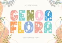 Genoa Flora Font - Featured Image