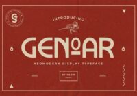 Genoar Font - Featured Image