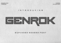 Genrok Font - Featured Image