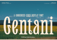 Gentani Font - Featured Image