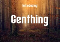 Genthing Font - Featured Image