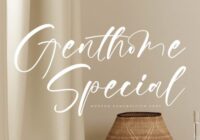 Genthome Special Font - Featured Image