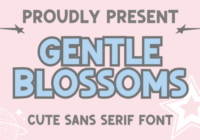 Gentle Blossoms Font - Featured Image