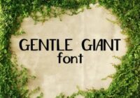 Gentle Giant Font - Featured Image
