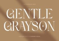 Gentle Grayson Font - Featured Image