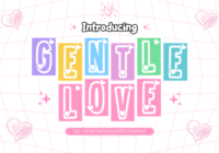 Gentle Love Font - Featured Image