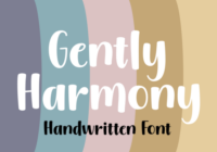 Gently Harmony Font - Featured Image