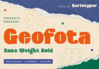 Geofota Font - Featured Image