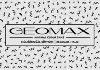 Geomax Font - Featured Image