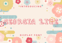 Georgia Line Font - Featured Image