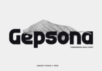 Gepsona Font - Featured Image